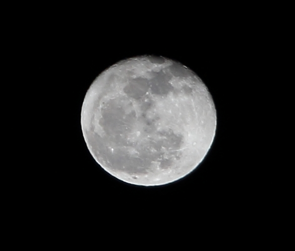 Photo du ciel de nuit: lune